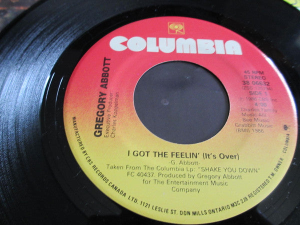 Gregory Abbott - I Got The Feelin' (It's Over) - 1986