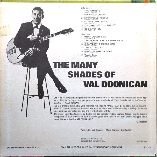 Val Doonican - The Many Shades Of Val Doonican