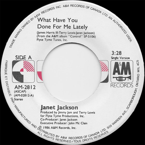 Janet Jackson - What Have You Done For Me Lately