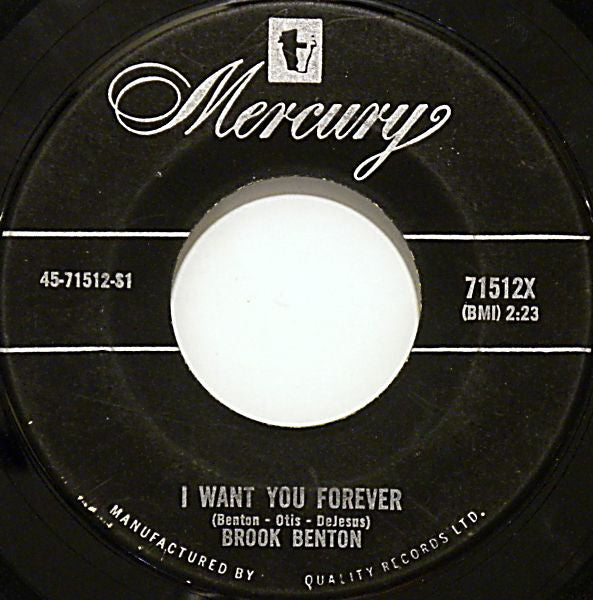 Brook Benton - I Want You Forever / So Many Ways