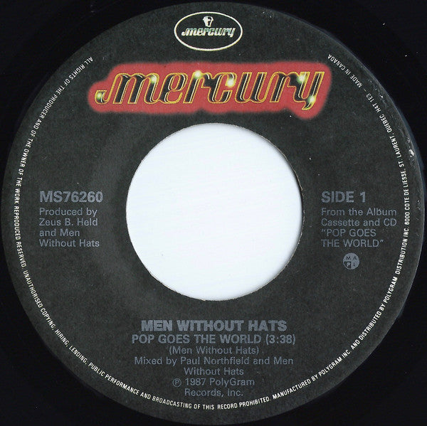 Men Without Hats - Pop Goes The World - 1987