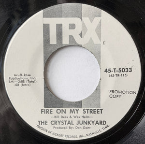 The Crystal Junkyard - Mary's Little Lamb / Fire On My Street