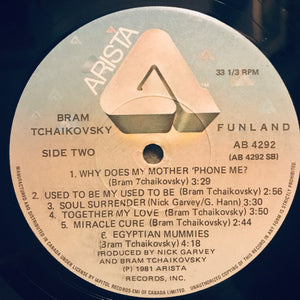 Bram Tchaikovsky - Funland - 1981