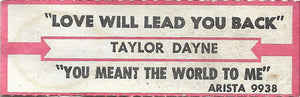 Taylor Dayne - Love Will Lead You Back