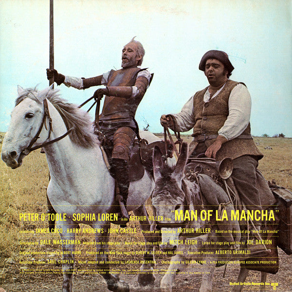 Mitch Leigh, Joe Darion / Peter O'Toole (2), Sophia Loren And James Coco - Man Of La Mancha (Original Motion Picture Soundtrack) - 1972