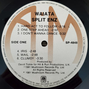 Split Enz - Waiata - 1981