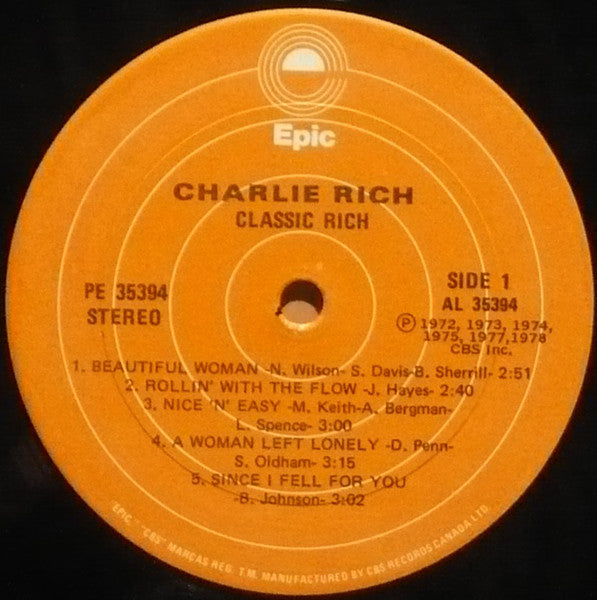 Charlie Rich - Classic Rich