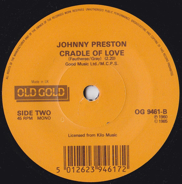 Johnny Preston - Running Bear
