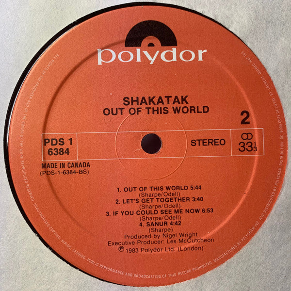 Shakatak - Out Of This World