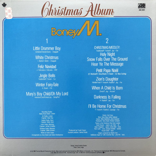 Boney M. - Christmas Album - 1981
