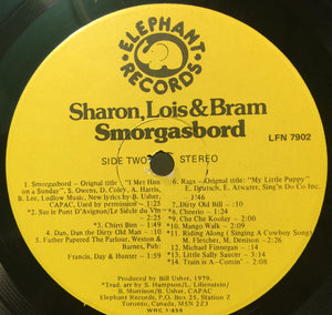 Sharon, Lois & Bram - Smorgasbord - 1979