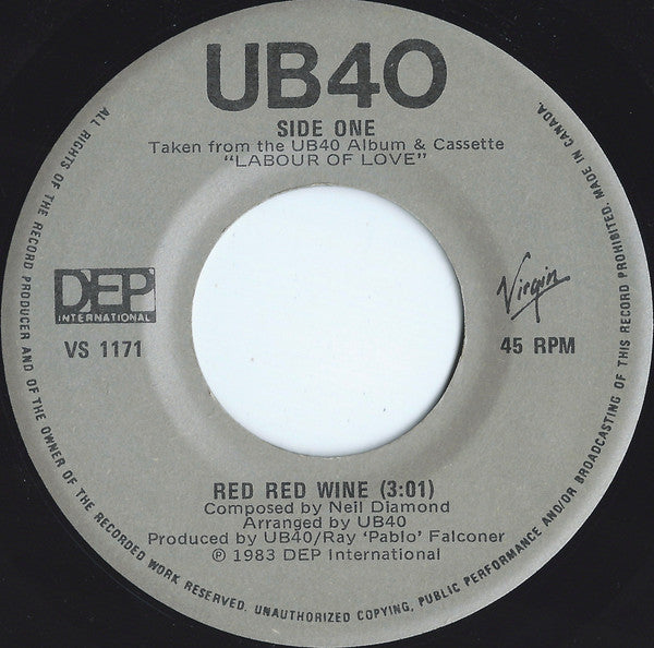 UB40 - Red Red Wine - 1983