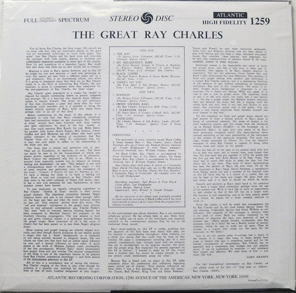 Ray Charles - The Great Ray Charles - 2010
