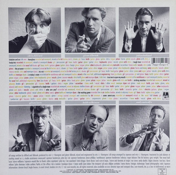 Squeeze - Babylon And On - 1987