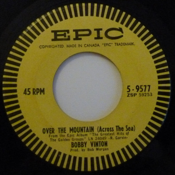 Bobby Vinton - Over The Mountain (Across The Sea) Vinyl Record