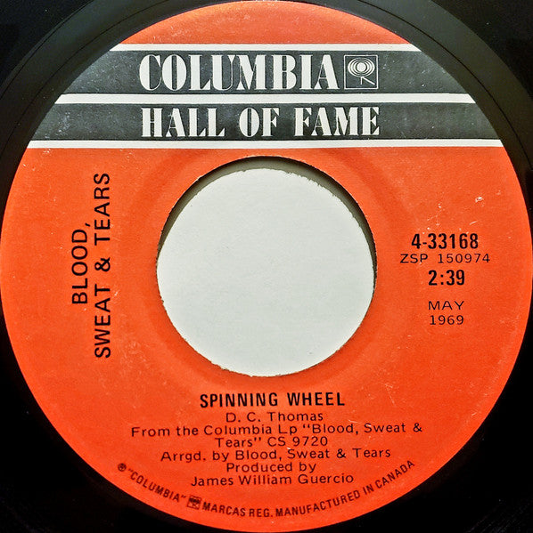 Blood, Sweat And Tears - Spinning Wheel / You've Made Me So Very Happy -
