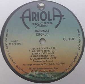 Krokus - Hardware - 1981