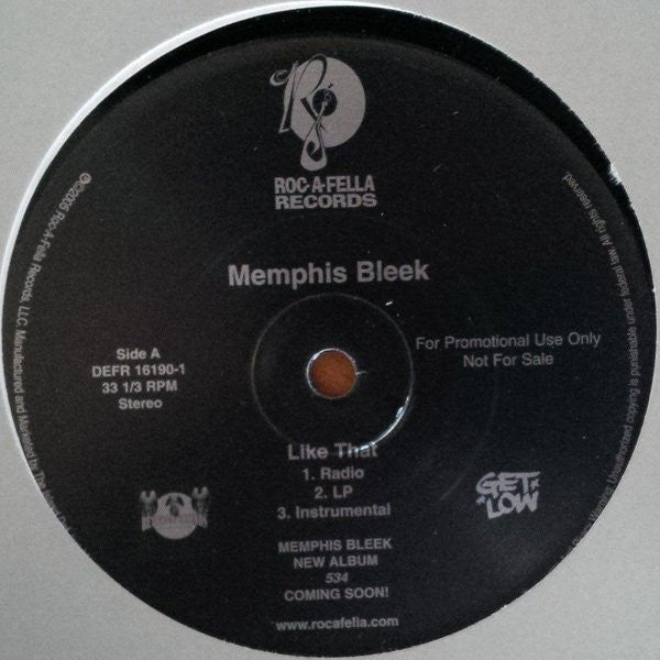 Memphis Bleek - Like That