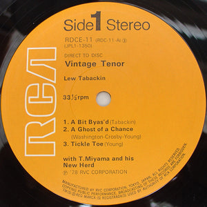 Lew Tabackin - Vintage Tenor