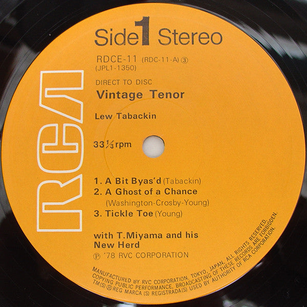 Lew Tabackin - Vintage Tenor