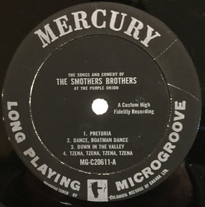 The Smothers Brothers - The Songs And Comedy Of The Smothers Brothers At The Purple Onion Vinyl Record