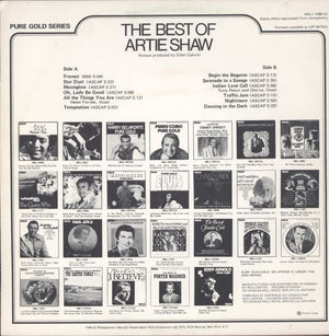 Artie Shaw And His Orchestra - The Best Of Artie Shaw - 1975