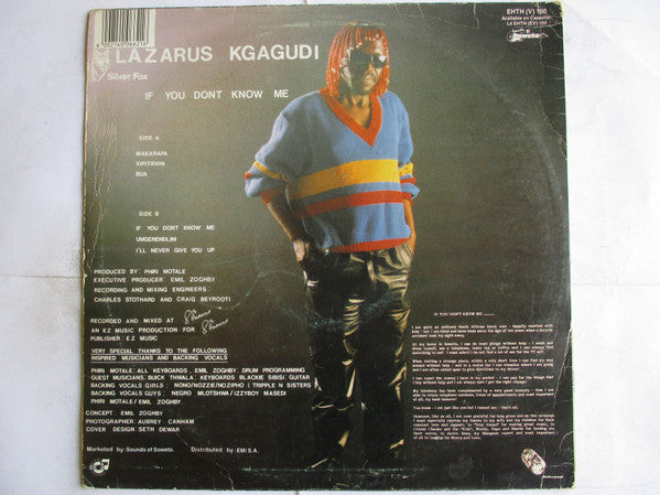 Lazarus Kgagudi - If You Don't Know Me - 1989