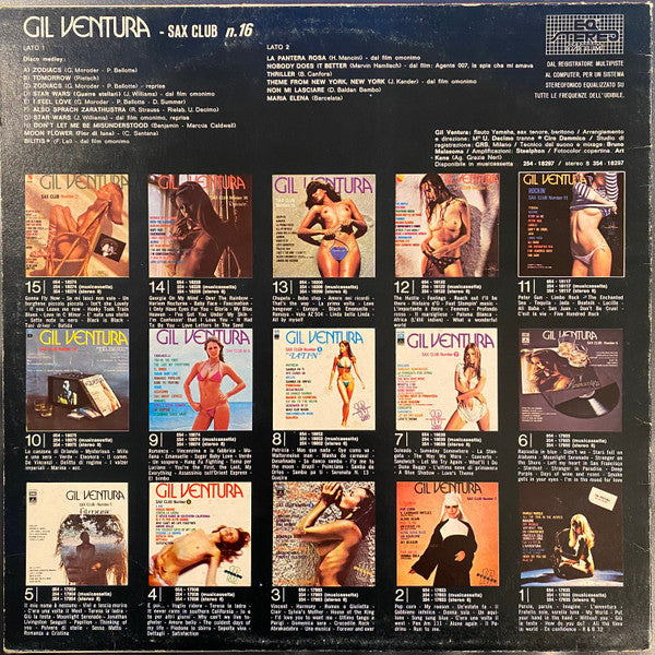 Gil Ventura - Sax Club N.16 - 1977