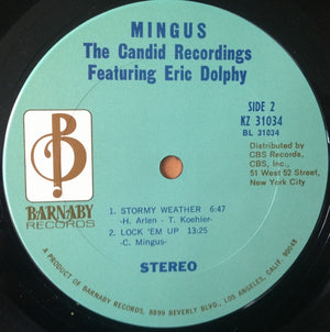 Charles Mingus Featuring: Eric Dolphy - Mingus - The Candid Recordings - 1972
