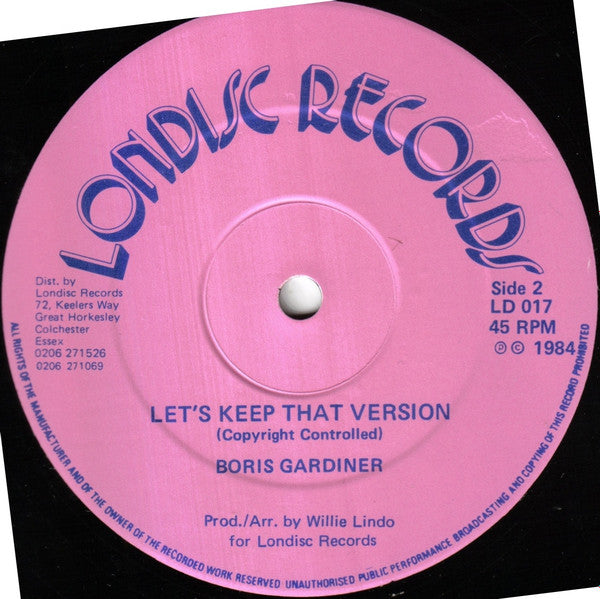Boris Gardiner - Let's Keep It That Way