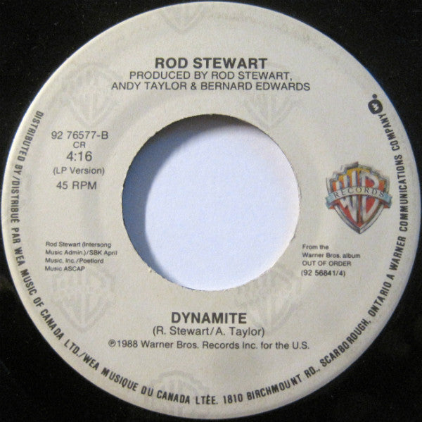 Rod Stewart - Crazy About Her - 1988