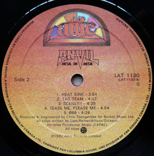 Anvil - Metal On Metal - 1982