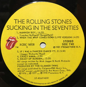 Rolling Stones, The - Sucking In The Seventies - 1981