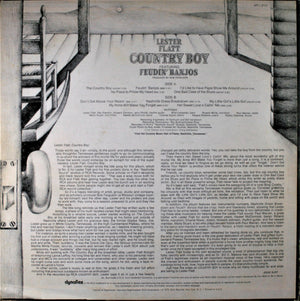 Lester Flatt - Country Boy (Featuring Feudin' Banjos) Vinyl Record