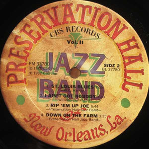 Preservation Hall Jazz Band - New Orleans Vol. II - 1982