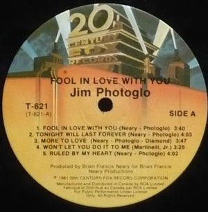 Jim Photoglo - Fool In Love With You - 1981