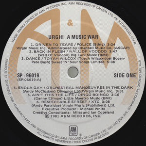 Various - Urgh! A Music War