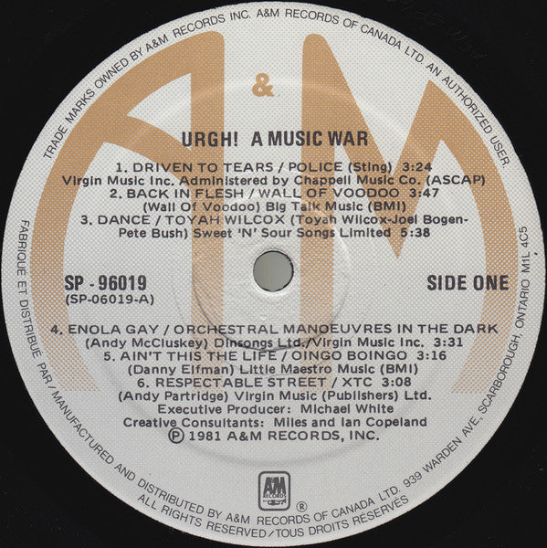 Various - Urgh! A Music War