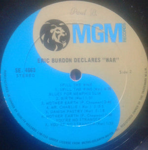 Eric Burdon & War - Eric Burdon Declares "War"