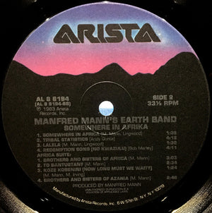 Manfred Mann's Earth Band - Somewhere In Afrika