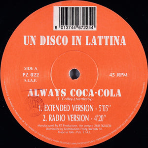 Un Disco In Lattina - Always Coca-Cola