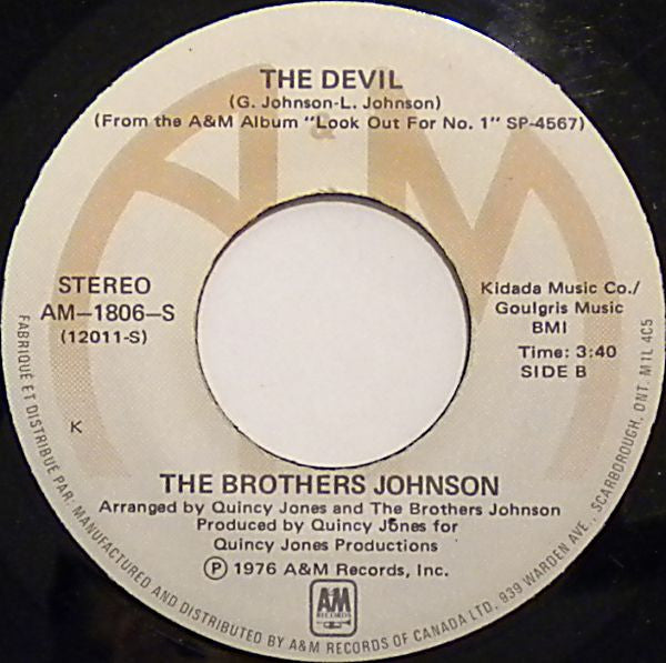 Brothers Johnson - I'll Be Good To You