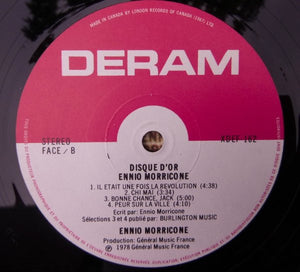 Ennio Morricone - Disque D'or - 1978