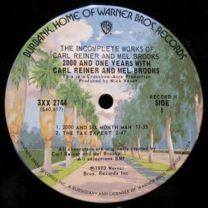 Carl Reiner & Mel Brooks - The Incomplete Works Of Carl Reiner & Mel Brooks 1973 - Quarantunes