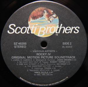 Various - Rocky IV - Original Motion Picture Soundtrack - 1985
