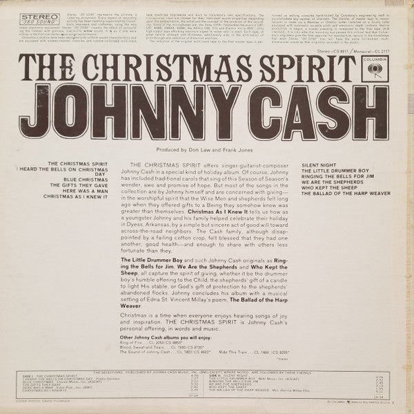 Johnny Cash - The Christmas Spirit - 1965