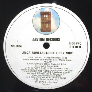 Linda Ronstadt - Don't Cry Now - 1973