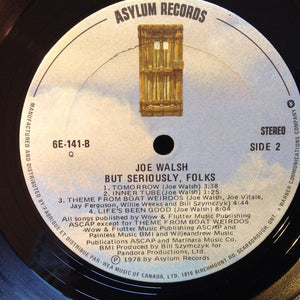Joe Walsh - "But Seriously, Folks..." - 1978