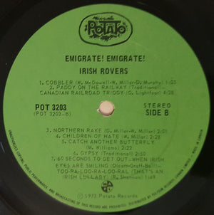 Irish Rovers, The - Emigrate! Emigrate! - 1973