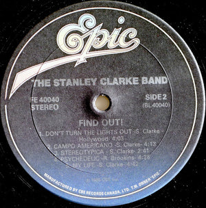 The Stanley Clarke Band - Find Out!